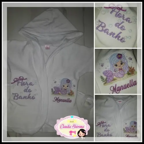 Roupão de Bebê Personalizado
