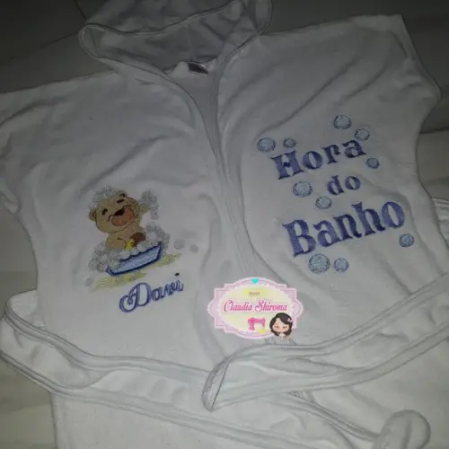 Roupão de Bebê Personalizado