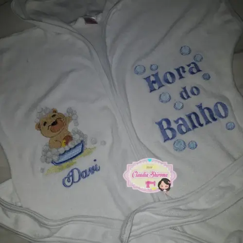 Roupão de Bebê Personalizado