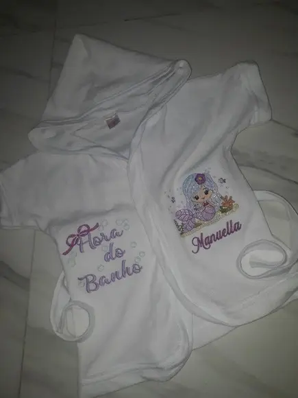 Roupão de Bebê Personalizado