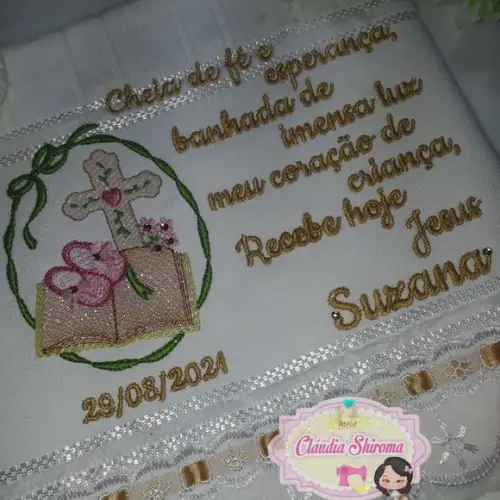 Toalha batizado