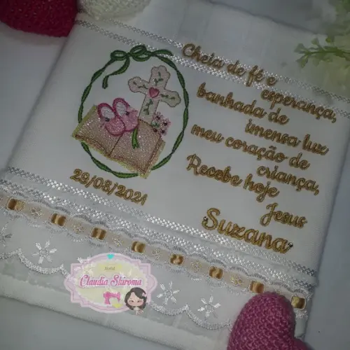 Toalha batizado