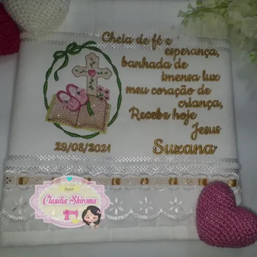 Toalha batizado