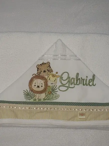 Toalha com Capuz Infantil Personalizada