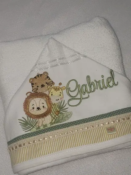 Toalha com Capuz Infantil Personalizada