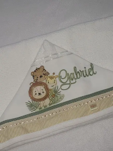 Toalha com Capuz Infantil Personalizada