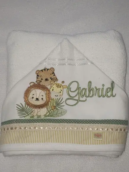 Toalha com Capuz Infantil Personalizada