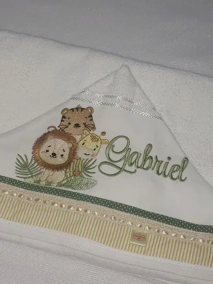 Toalha com Capuz Infantil Personalizada