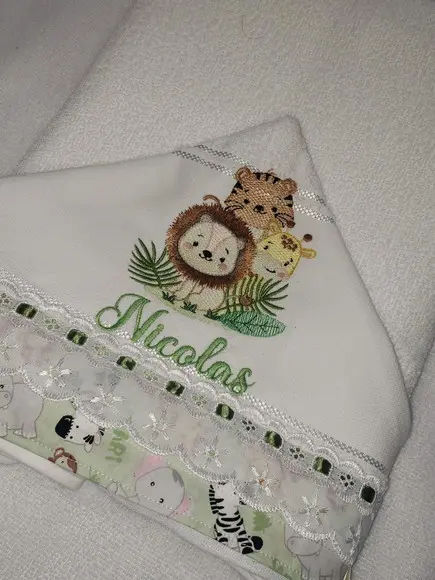 Toalha com Capuz Infantil Personalizada