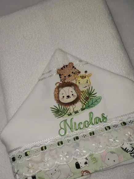 Toalha com Capuz Infantil Personalizada