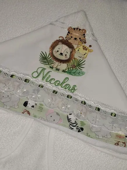 Toalha com Capuz Infantil Personalizada