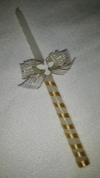 Toalha e Vela de Batizado