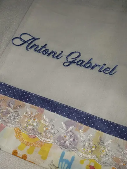 Toalha Fralda Personalizada
