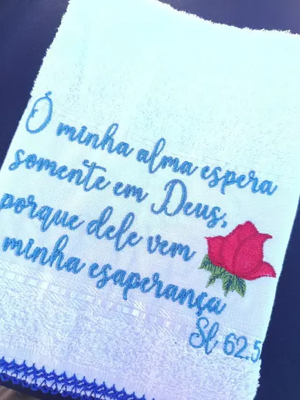 Toalha Lavabo Personalizada
