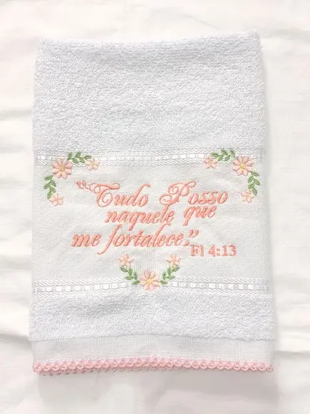 Toalha Lavabo Personalizada