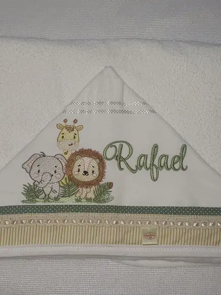 Tolha com Capuz Infantil Personalizada