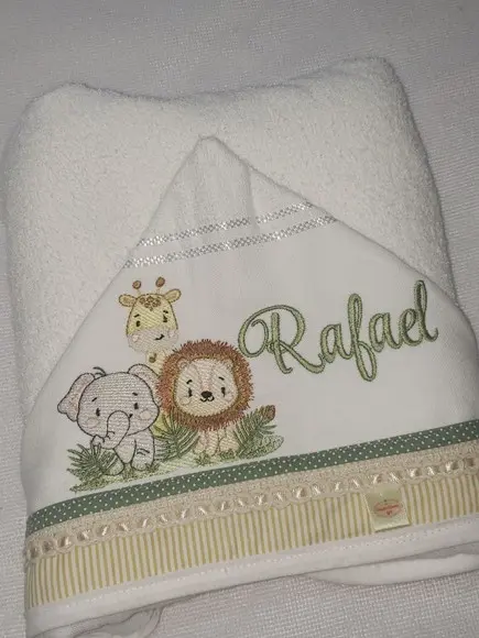 Tolha com Capuz Infantil Personalizada