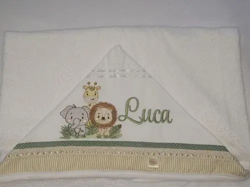 Tolha com Capuz Infantil Personalizada