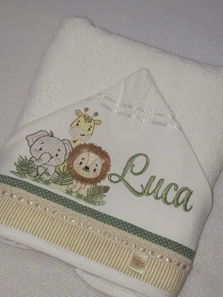 Tolha com Capuz Infantil Personalizada