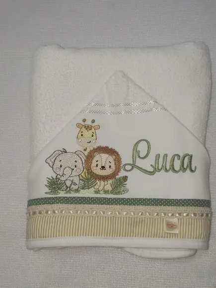 Tolha com Capuz Infantil Personalizada