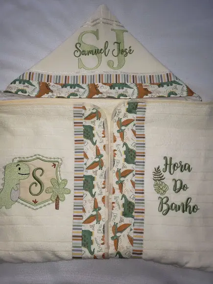 Tolha com Capuz Infantil Personalizada