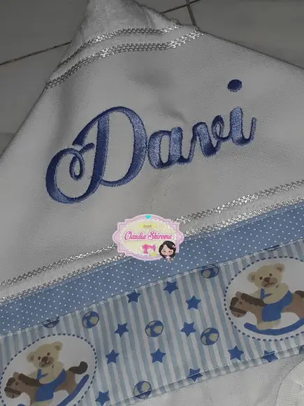 Tolha com Capuz Infantil Personalizada