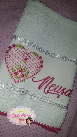 Tolha lavabo Personalizada