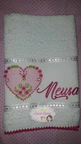 Tolha lavabo Personalizada
