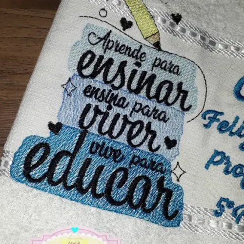 Tolha Personalizada dia dos professores