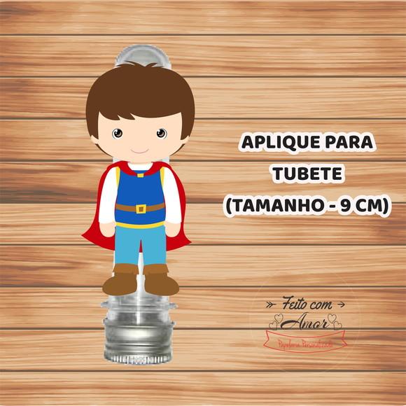 Aplique pra Tubete - Príncipe Cute