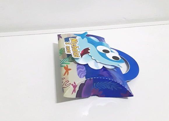 Caixa Almofada com Alça - Baby Shark