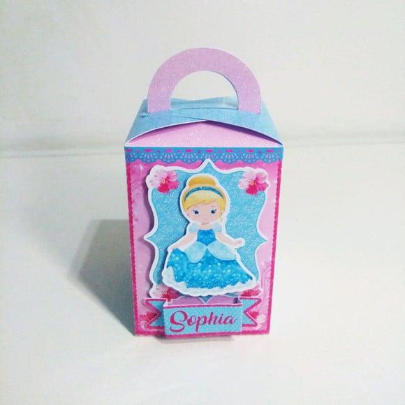 Caixa Bolsinha - Princesas Cute
