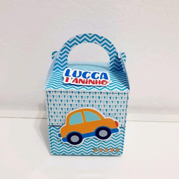 Caixa com Alça - Carrinhos