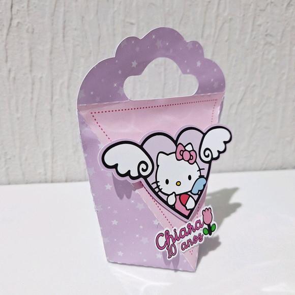 Caixa com Alça - Hello Kitty - Rosa e Lilás Candy