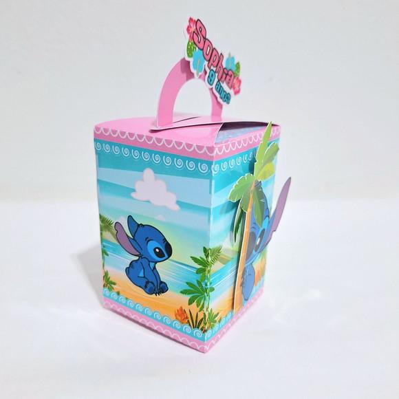 Caixa com Alça - Stitch e Angel