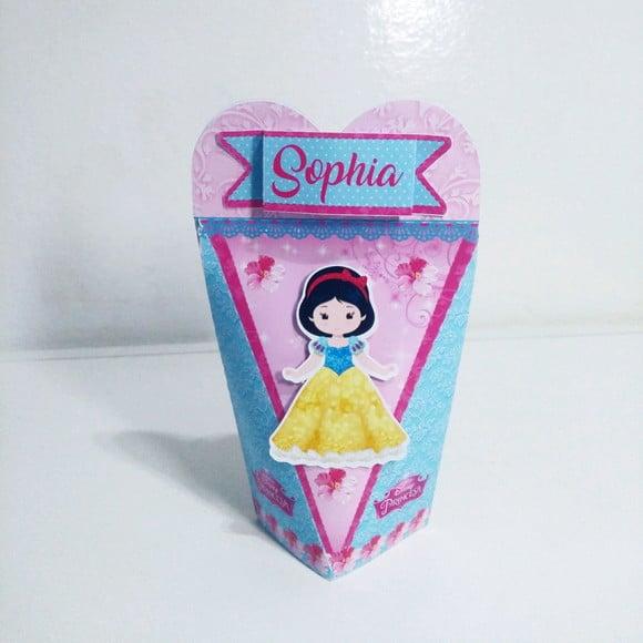 Caixa Coração - Princesas Cute