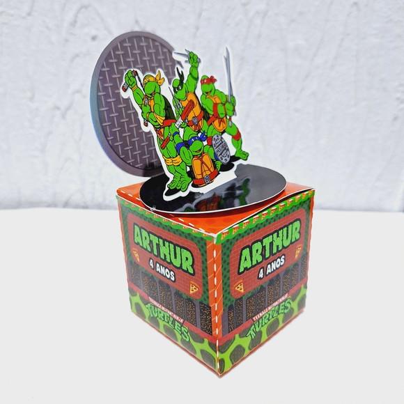 Caixa Cubo - Tartaruga Ninja