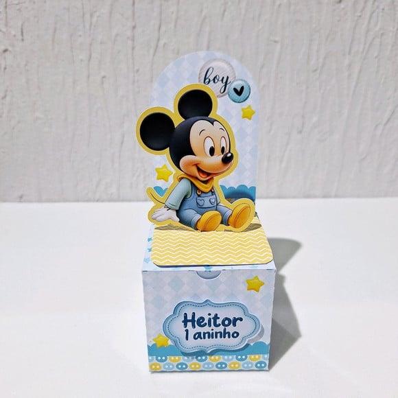 Caixa Cubo/ Cenário - Mickey Baby