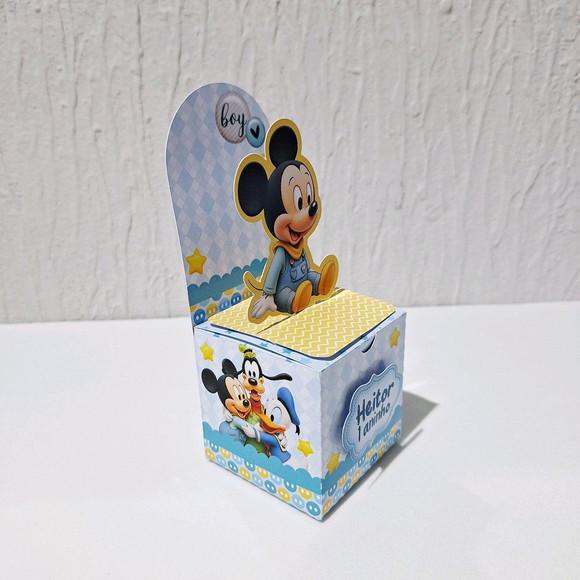 Caixa Cubo/ Cenário - Mickey Baby