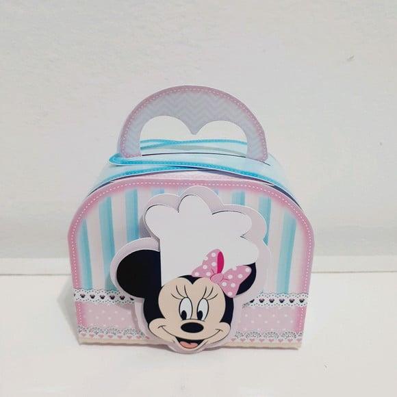 Caixa Maletinha - Minnie Confeiteira