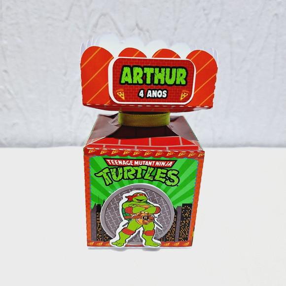Caixa Meia Bala - Tartaruga Ninja