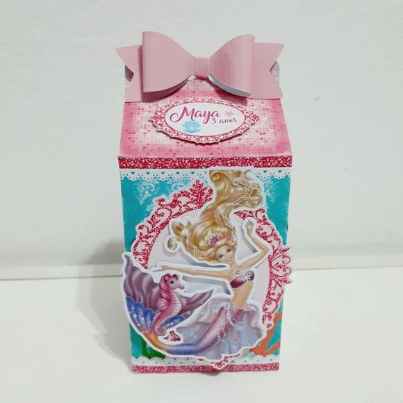 Caixa Milk - Barbie Sereia