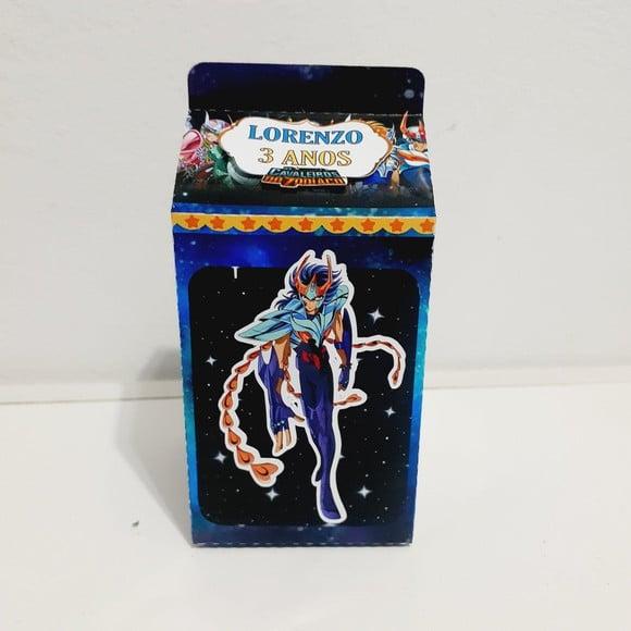 Caixa Milk - Cavaleiros do Zodiaco