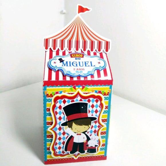 Caixa Milk - Circo