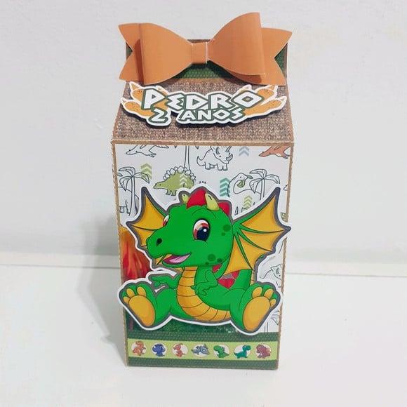 Caixa Milk - Dinossauro