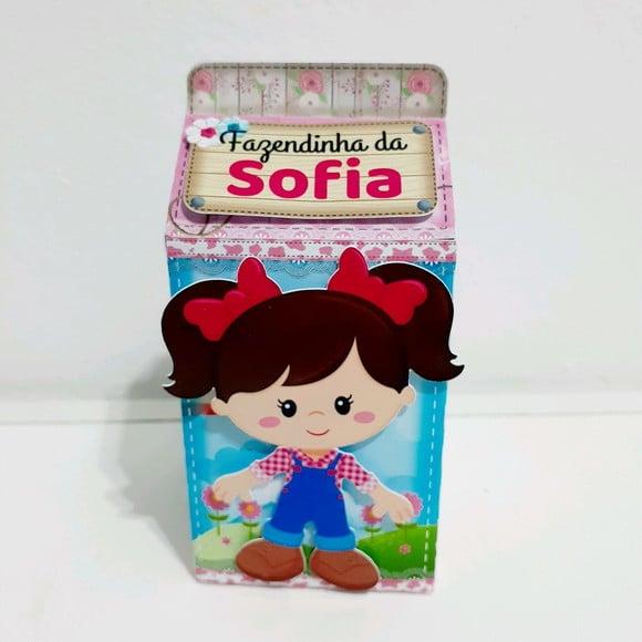 Caixa Milk - Fazendinha Menina