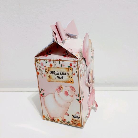 Caixa Milk - Fazendinha Menina