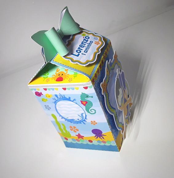 Caixa Milk - Fundo do Mar