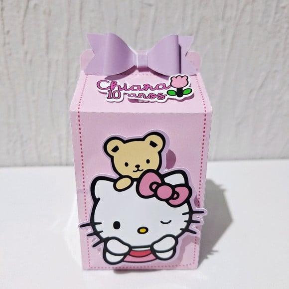 Caixa Milk - Hello Kitty - Rosa e Lilás Candy