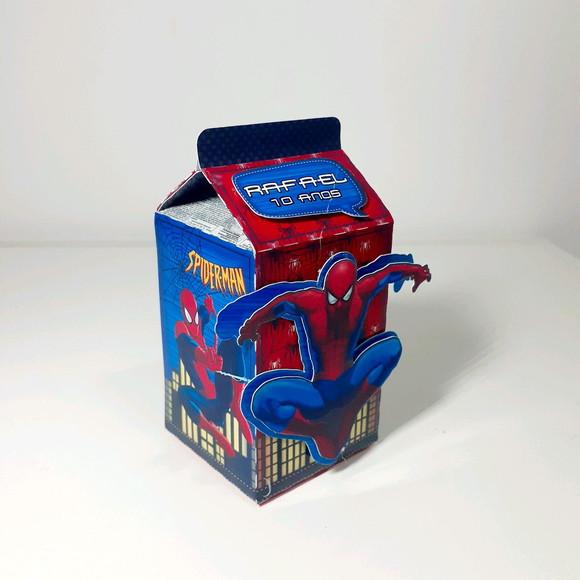 Caixa Milk - Homem Aranha